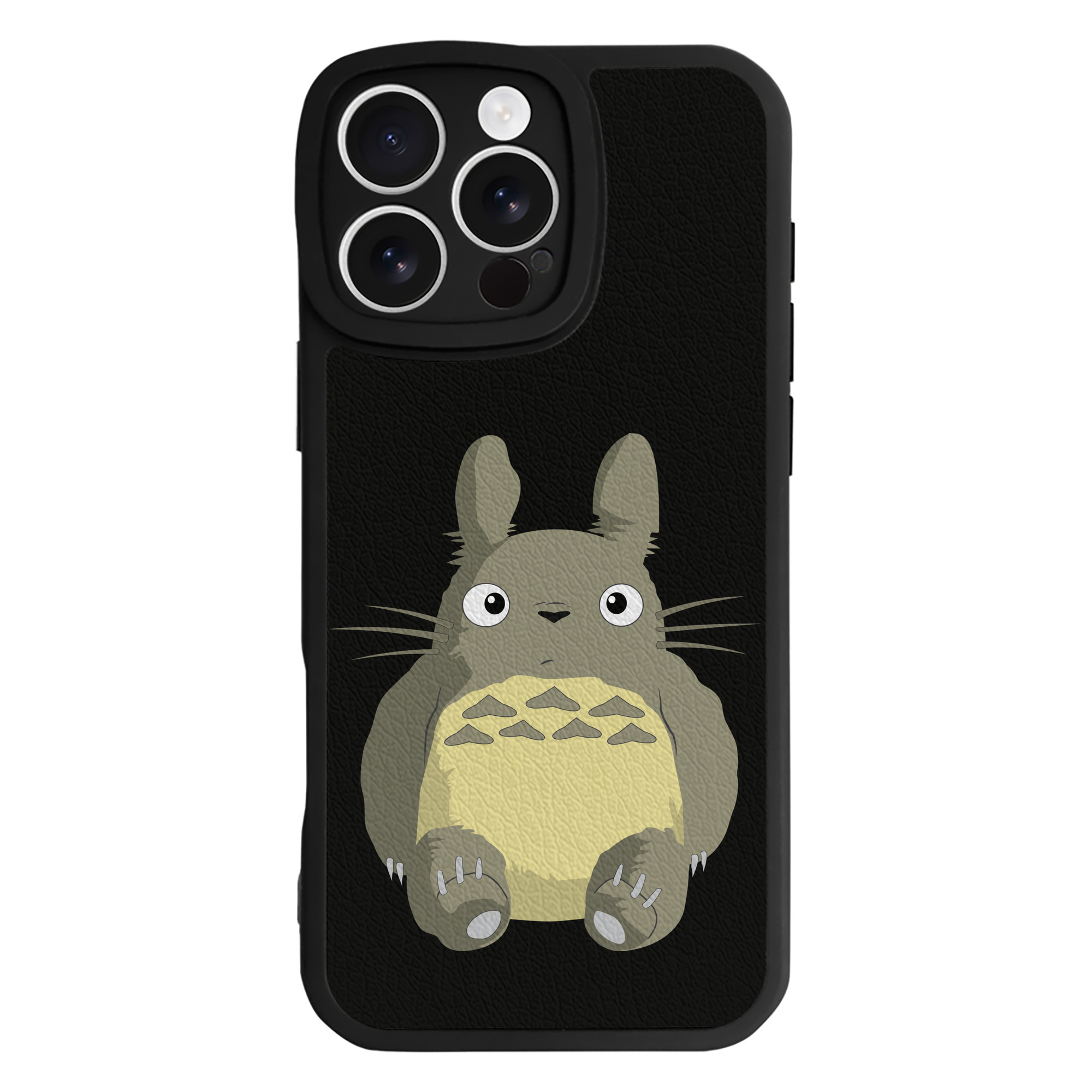 （画像用） となりのトトロ 草壁メイ 草壁サツキ My Neighbor Totoro Satsuki Kusakabe Mei Kusakabe 【iPhone 16シリーズ対応】シリコンスマホケース（レザー調） 材質：シリコン